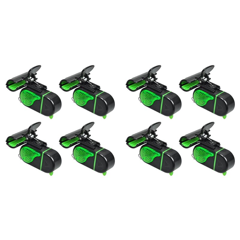 Bite Alarm Fishing - A06F-8PCS أجهزة إنذار لصيد الأسماك مع