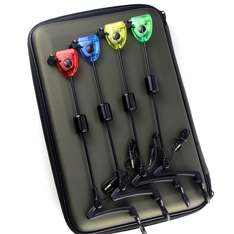 Bite Alarm Fishing - مجموعة عهرة الصيد LED مضيئة مؤشر