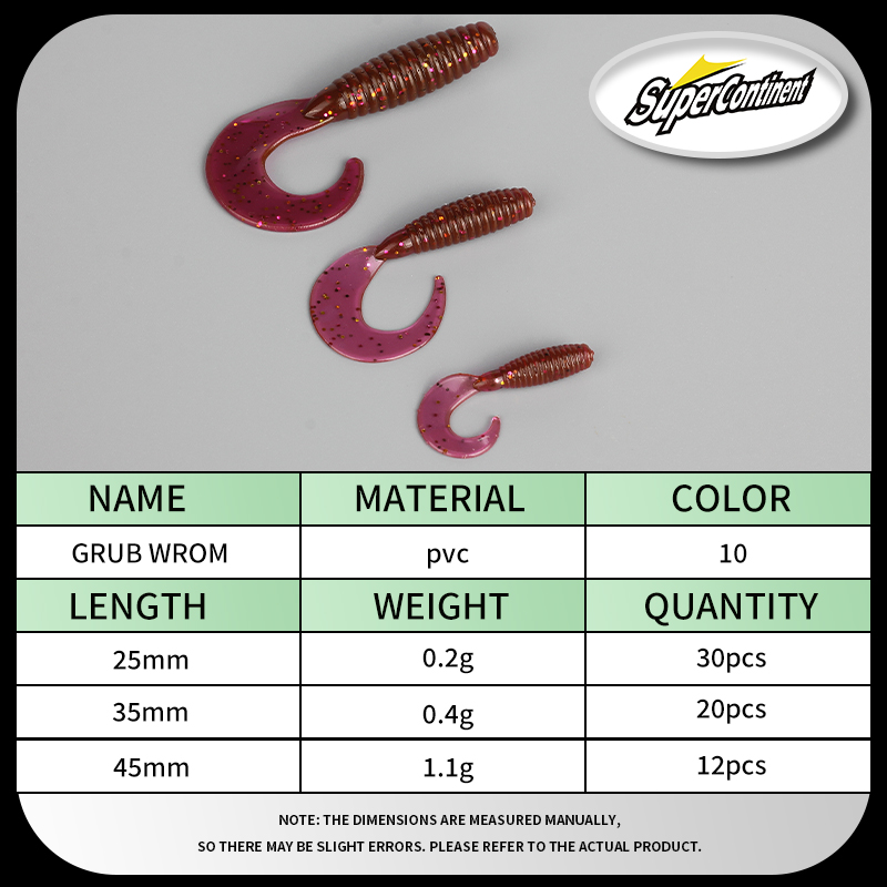 Supercontinent لينة الطعم غاضب - مراجعة Fishing Equipment Set وسعره