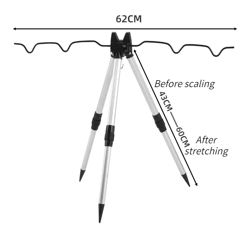 طقم واحد من حامل صيد تلسكوبي م - مراجعة Telescopic Fishing Rod وسعره