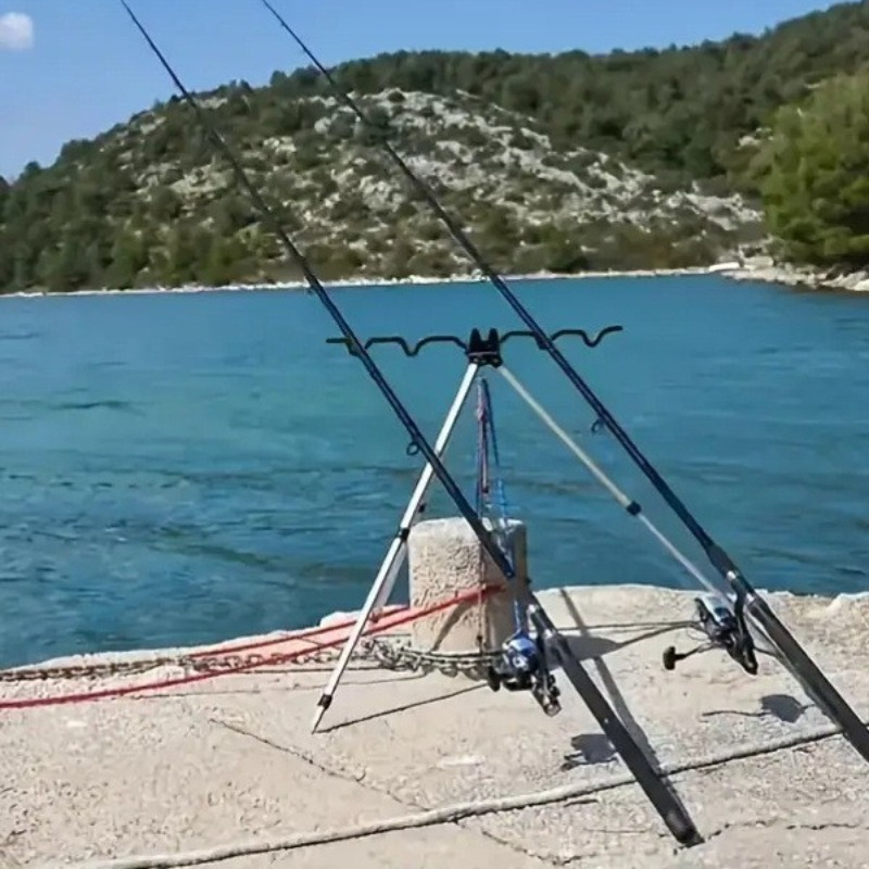 طقم واحد من حامل صيد تلسكوبي م - مراجعة Telescopic Fishing Rod وسعره