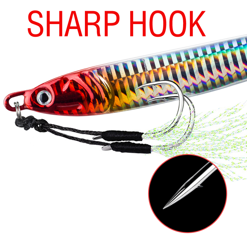 7 قطعة 40 جرام 60 جرام 80 جرام - مراجعة Fishing Equipment Set وسعره