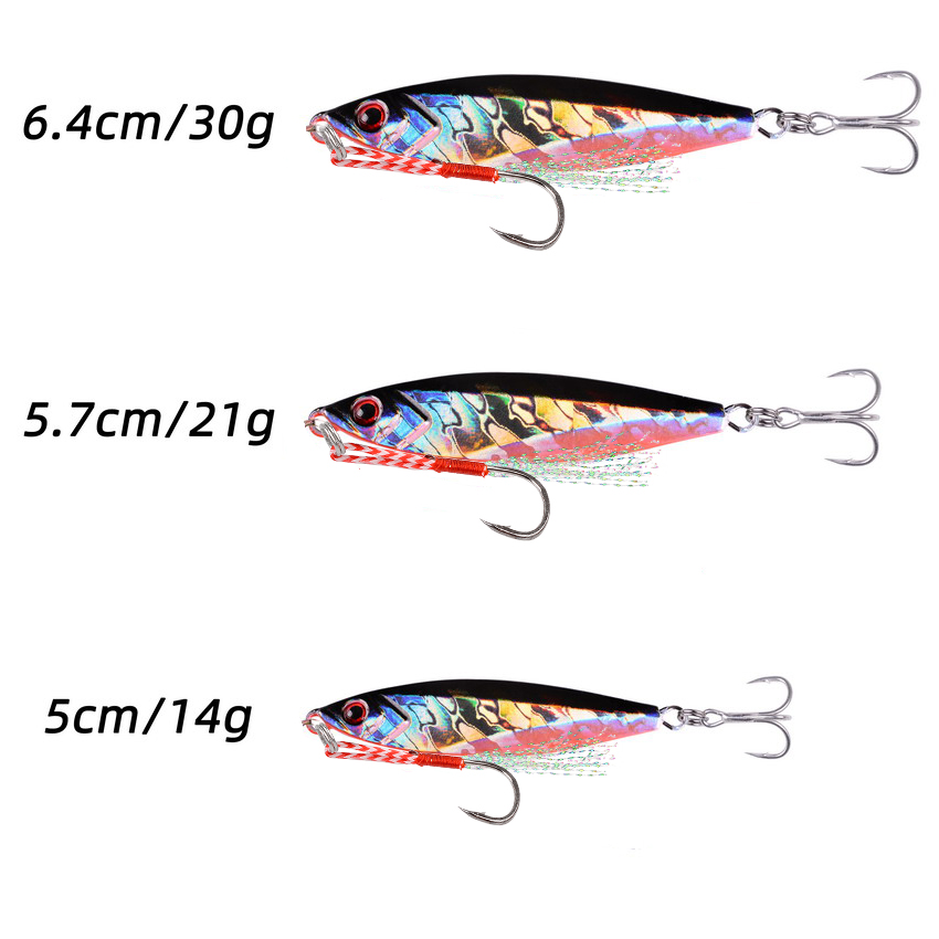 14 قطعة تهزهز معدنية VIB الصيد - مراجعة Fishing Equipment Set وسعره