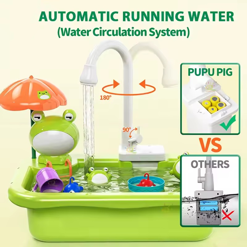 حوض مطبخ جديد للأطفال مع غسالة - مراجعة Fishing Equipment For Kids وسعره