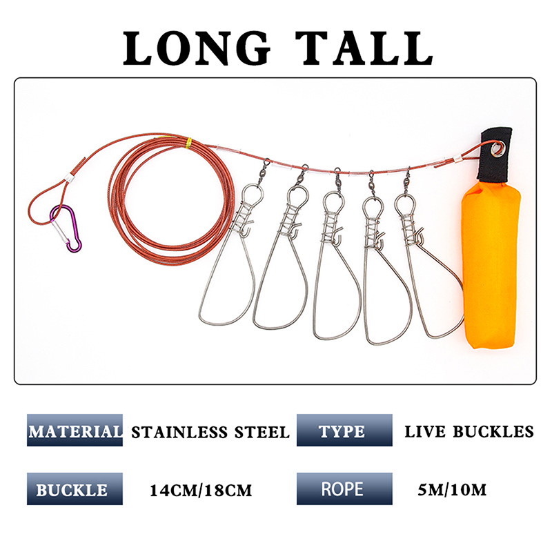 جديد【قفل صيد من الفولاذ المقاو - مراجعة Fishing Equipment Hook وسعره