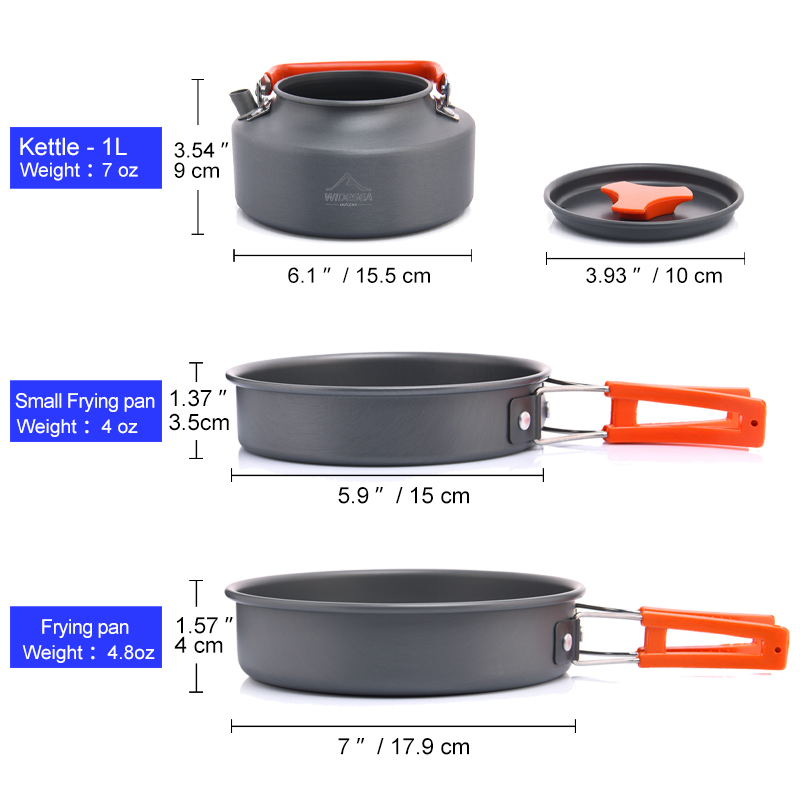 طقم أدوات طهي للتخييم في الهوا - مراجعة Fishing Equipment Set وسعره