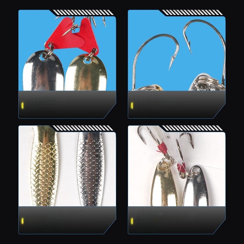 طقم طُعم صيد السمك 16 قطعة، طُ - مراجعة Fishing Equipment Set وسعره
