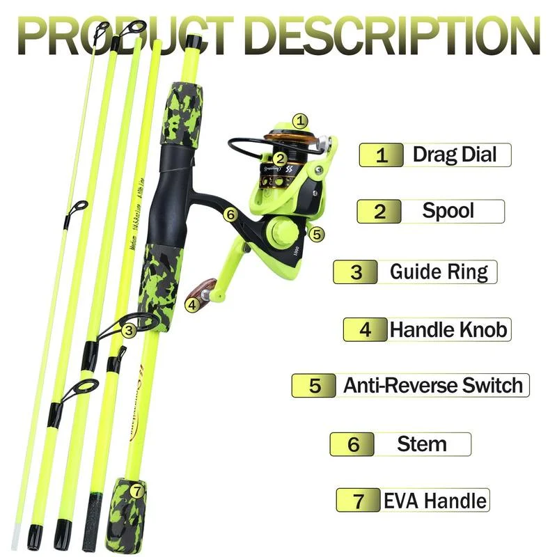 طقم صيد محمول من سوجاييلانج مك - مراجعة Fishing Equipment For Kids وسعره