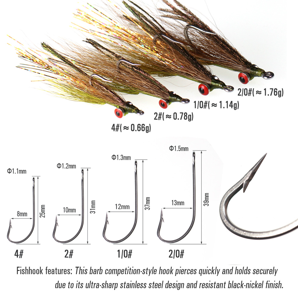 Wifreo 3 قطعة/6 قطعة Bucktail  - مراجعة Fishing Equipment Set وسعره