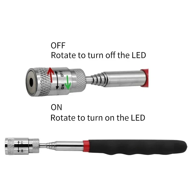 قلم مغناطيسي تلسكوبي مع ضوء LE - مراجعة Telescopic Fishing Rod وسعره