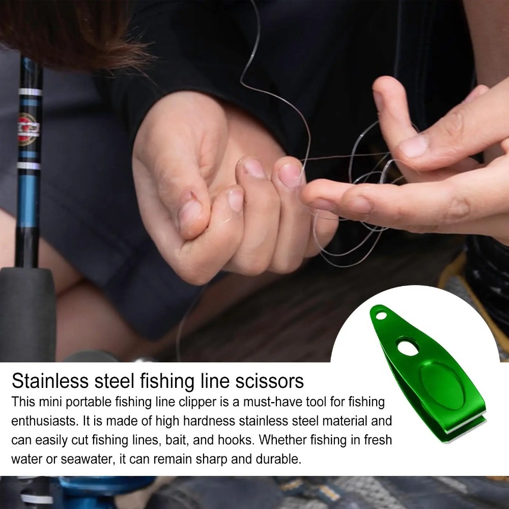 قطاعة خيوط صيد محمولة، مقصات و - مراجعة Fishing Equipment Hook وسعره