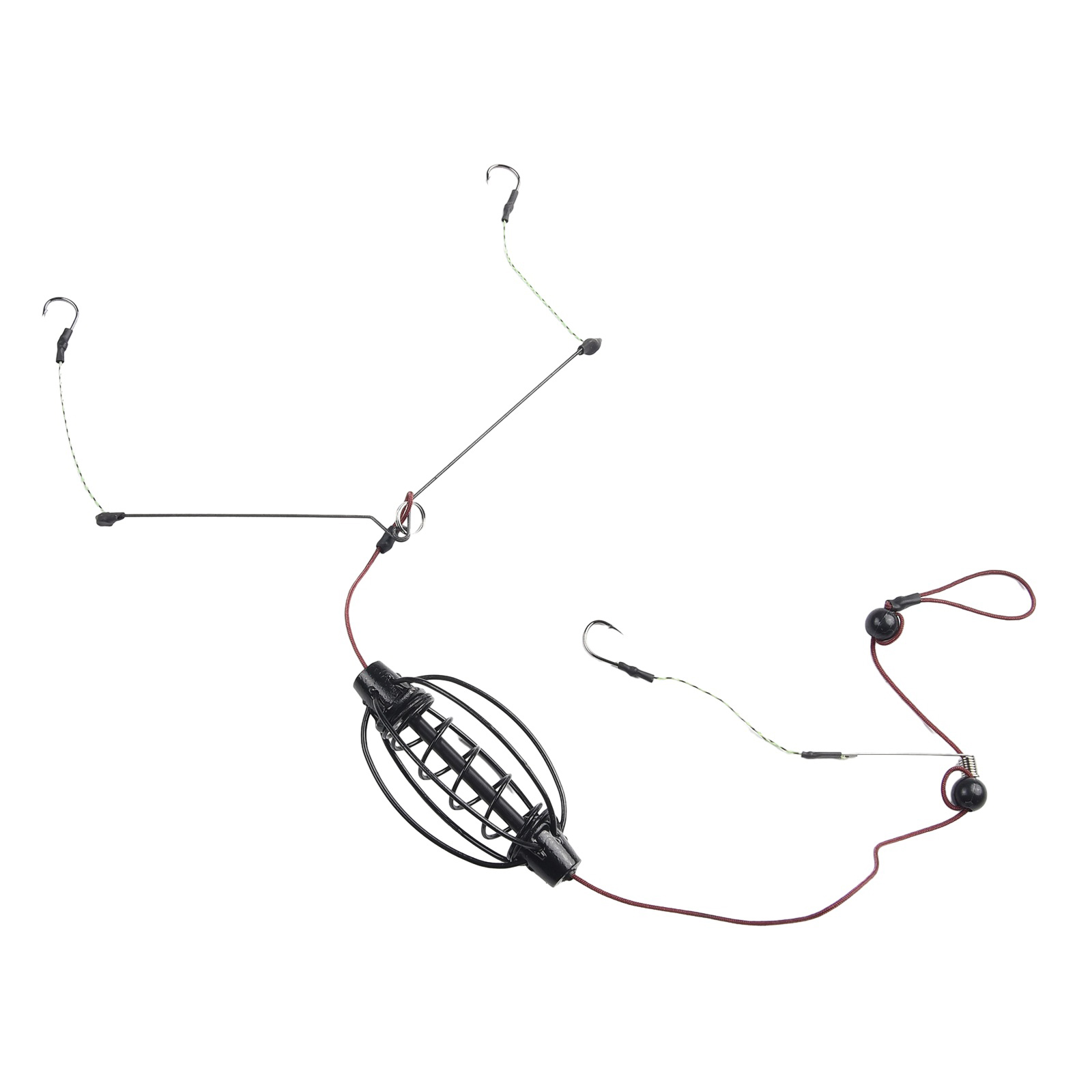 1 قطعة تغذية صيد سمك الشبوط ال - مراجعة Fishing Equipment Set وسعره